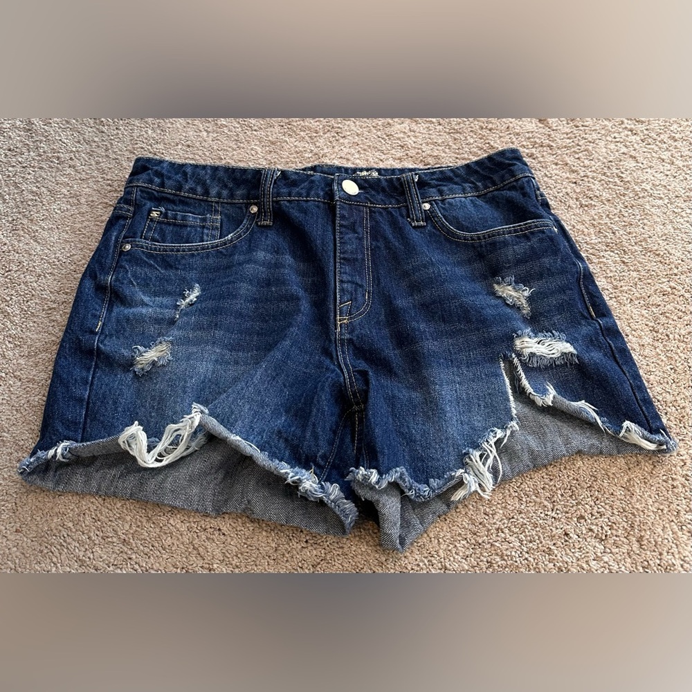 Seven7 Denim Distressed Women's Shorts. Size 10